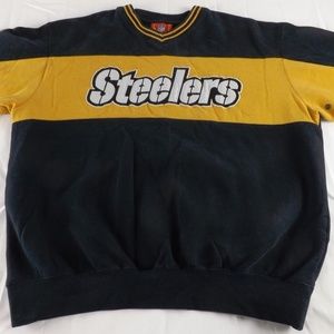 Vintage Pittsburgh Steelers Heavy Sweat Shirt LG